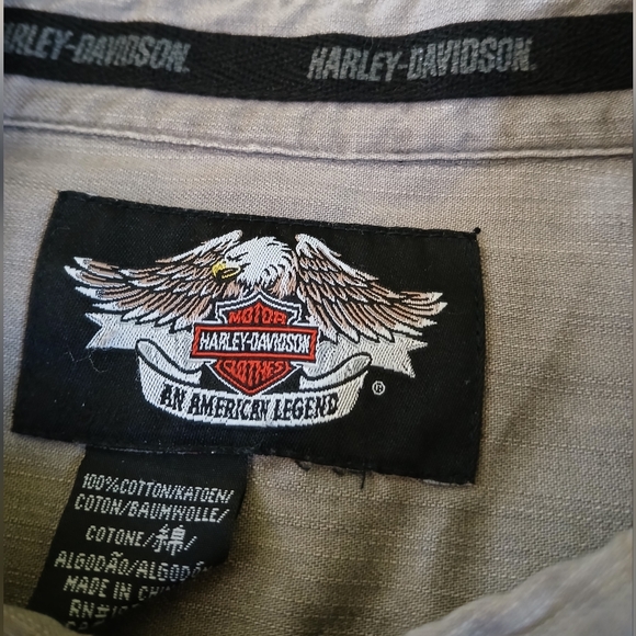 Harley-Davidson Garage Style Casual Button Down Shirt Men's Size XXL - Picture 5 of 5